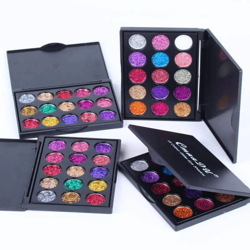 

15 Colors Eyeshadow Palette Makeup Shimmer Matte Glitter Eye Shadow Cosmetic Smooth Fine Texture A1