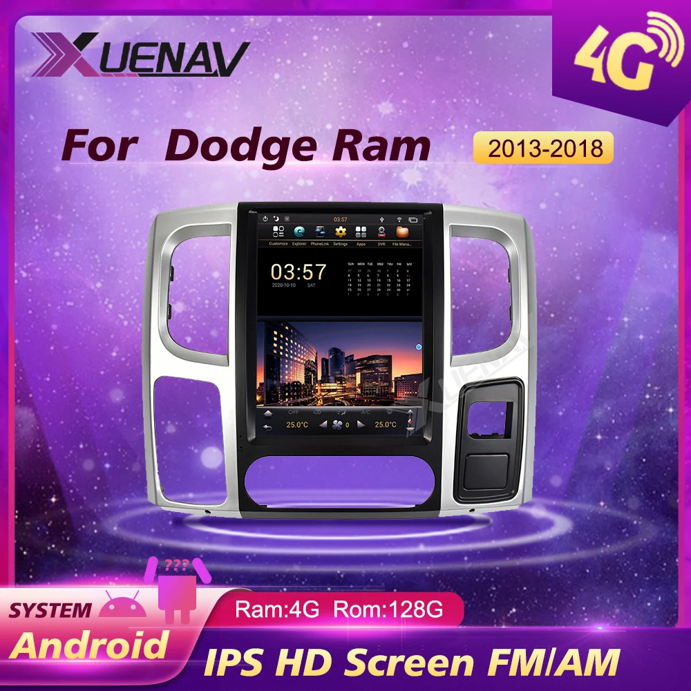 Car Autoradio GPS Navigation DVD player For Dodge RAM 1500 2009- 2019 Support Android App download and Google play store | Автомобили и