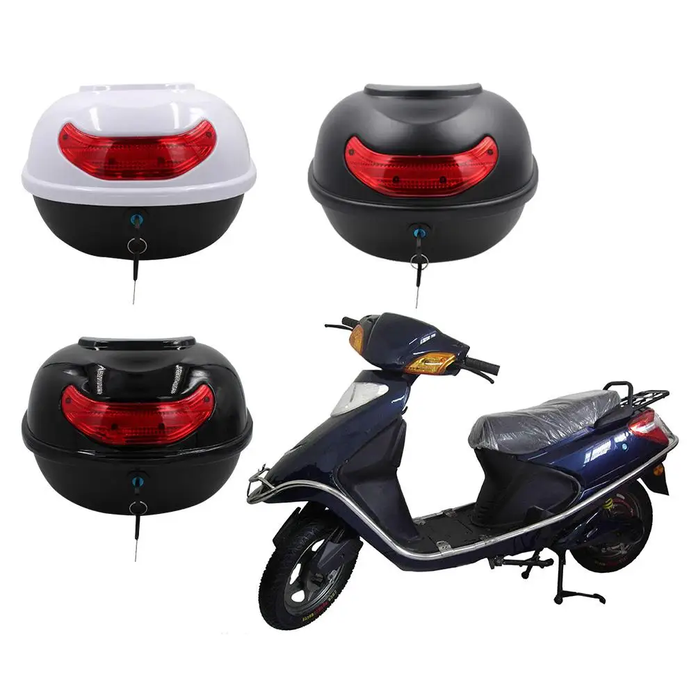 

1PC Motorcycle Rear Trunk Tour Tail Box Trunk Electric Vehicle Rear Trunks Elastic Motorcycle Tail Box 3 Colors