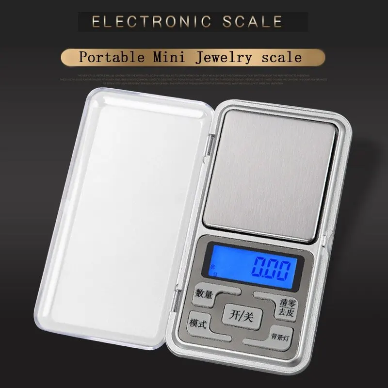

200g/300g/500g/1000g x 0.01g /0.1g Mini Electronic Digital Balance LCD display with backlight Jewelry Weight Scale