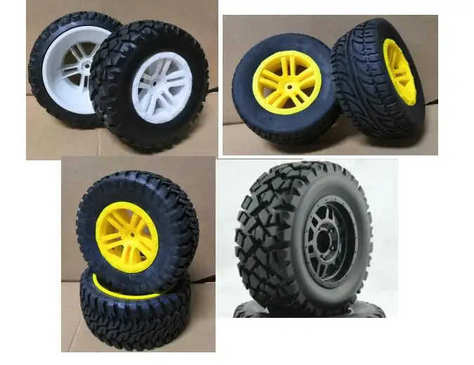 1/10 Scale внедорожные пустынные короткие шины для грузовиков qq/колеса 4 привода Vortex SS