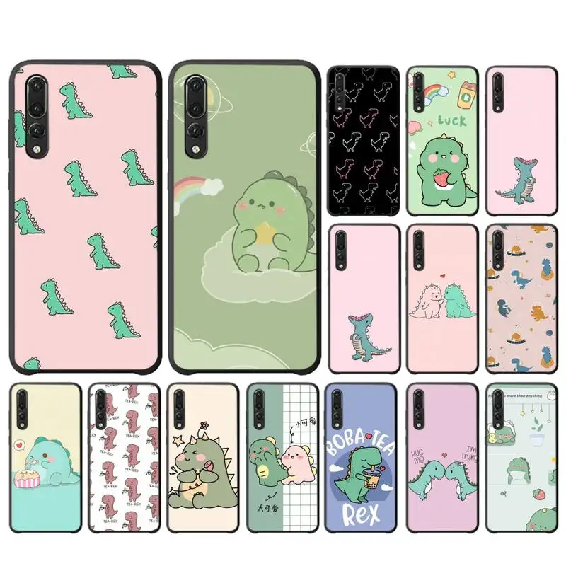 

Yinuoda Cute Dinosuar Phone Case for Huawei P30 40 20 10 8 9 lite pro plus Psmart2019