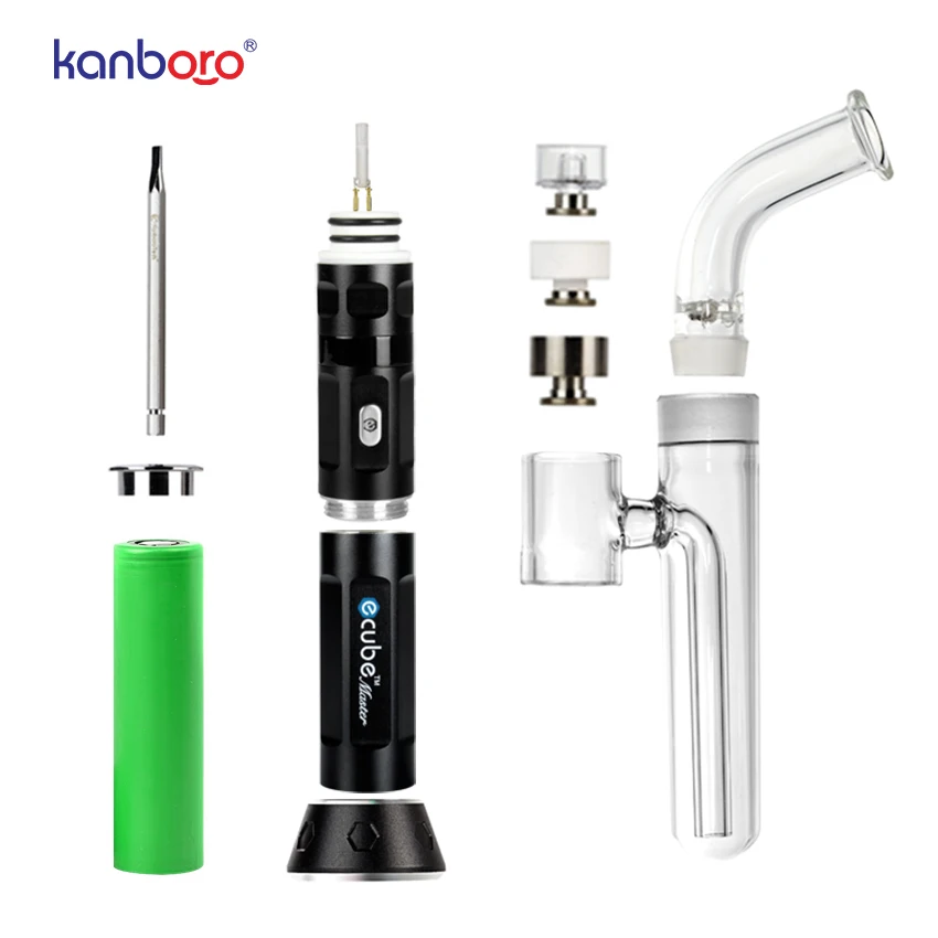 KanboroTech Ecube Master Kit восковой масляный испаритель вейп ручка ЖК-экран водопроводный