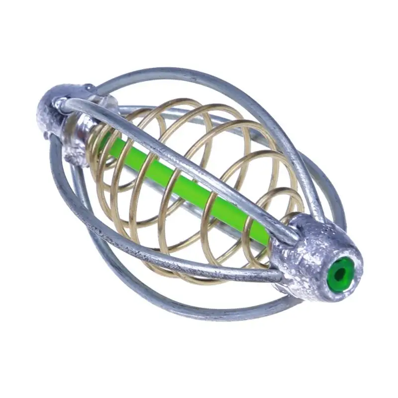 4 шт рыболовная клетка для приманки свинцовый грузик поворотный Весна + свинцово