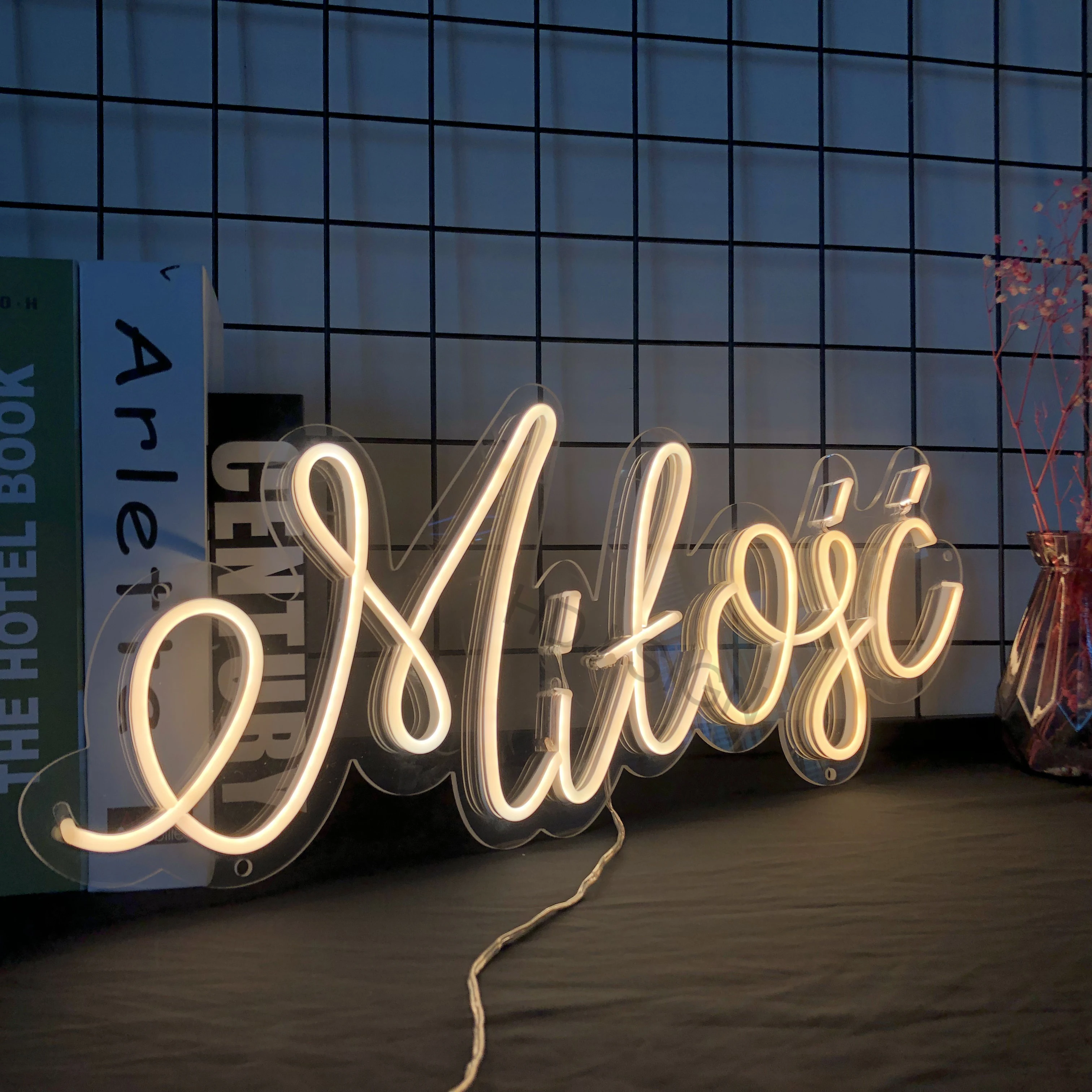 

Неоновая вывеска на заказ с надписью Mitogc, светодиодная прозрачная Свадебная Настенная картина, Домашний Светильник для бара, персонализиро...