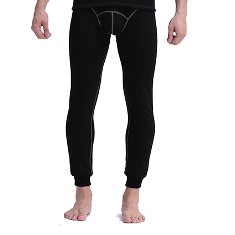 

New Thermal Underwear Men Long Johns Autumn Winter Cotton Pants Sleepwear Leggings Warm Thick Bottoms