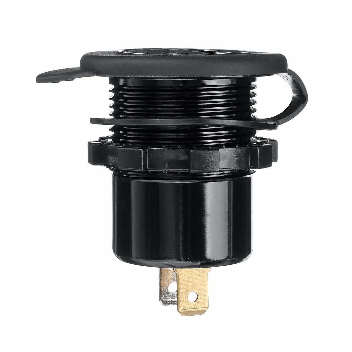 

12V-24V Motorcycle Charger Moto Handlebar Dual USB Fast Charging Socket Power Quick Charge 3.0 With Wire Accessories