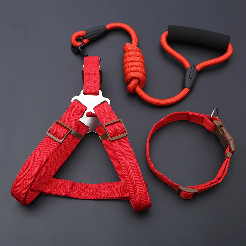 Шлейка для маленьких щенков и домашних животных регулируемый поводок с пряжкой