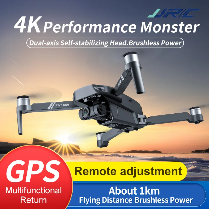 

JJRC X19 5G WiFi FPV 4K HD Camera 2-Axis Gimbal GPS Optical Flow Positioning Brushless Motor Foldable RC Drone Quadcopter RTF