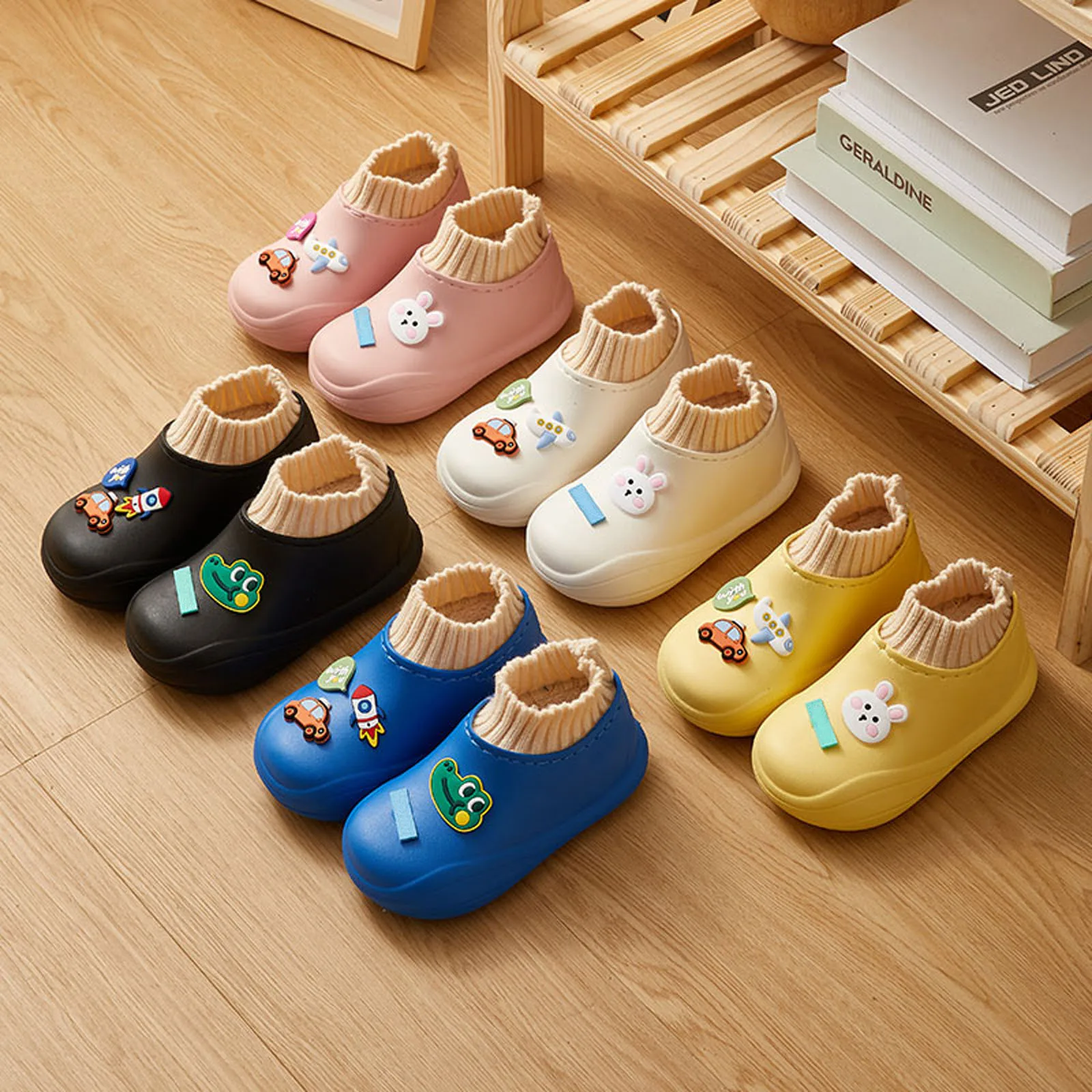 

Toddler Infant Baby Kids Boys Girls Socks Shose Winter Warm Sock Lining Waterpoof Vamp navidad детская одежда boots baby girl