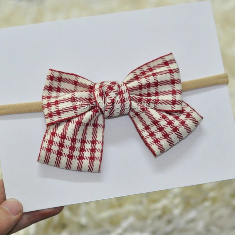 Повязка на голову детская нейлоновая с бантом 10 шт./лот | Детская одежда и обувь