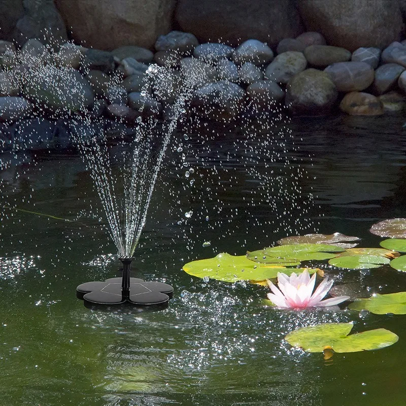 

1.4W Solar Fountain Pump Solar Powered Bird Bath Fountains Standing Floating for Bird Bath Pond Pool Garden Yard