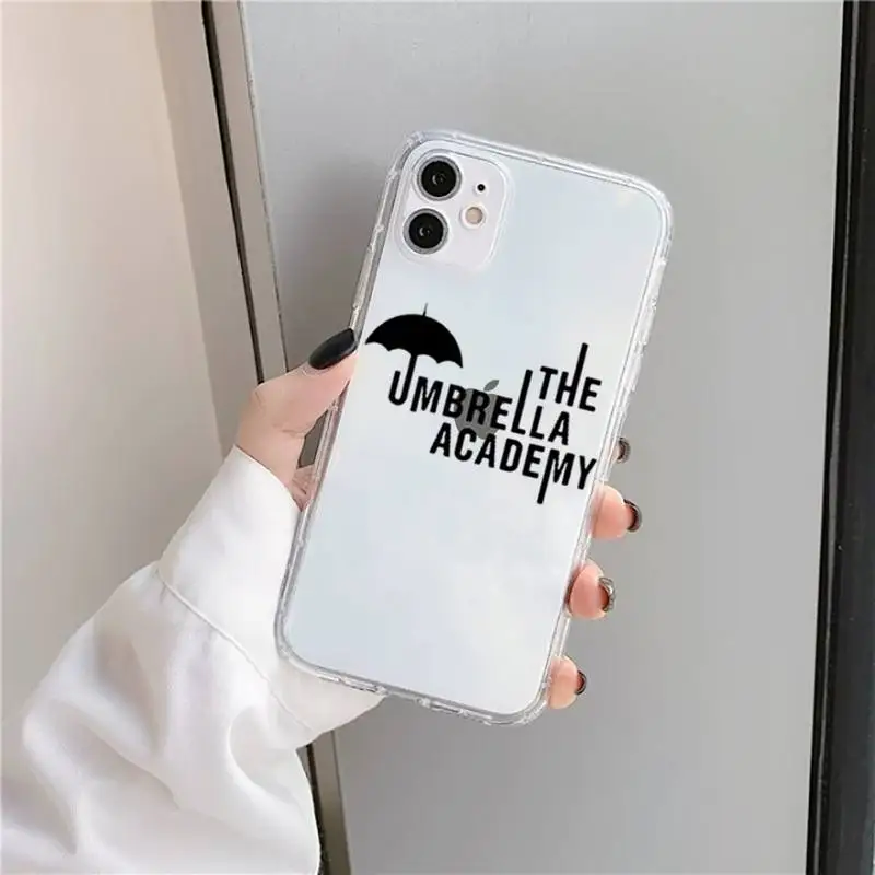 

The Umbrella Academy Phone Case Transparent for iPhone 11 12 mini pro XS MAX 8 7 6 6S Plus X 5S SE 2020 XR