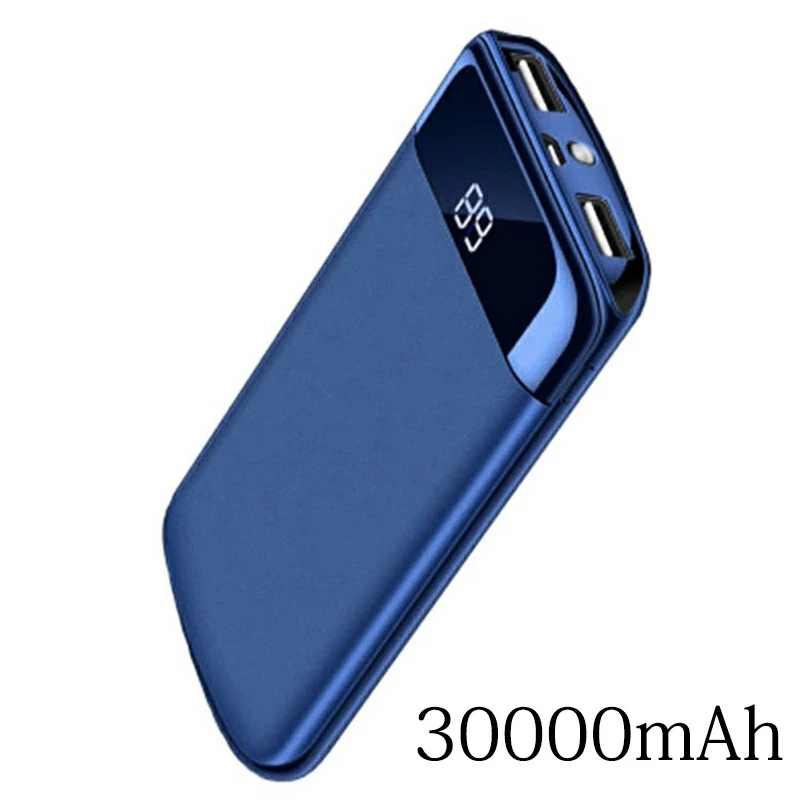 Внешний аккумулятор 30000 мАч портативное быстрое зарядное устройство для всех