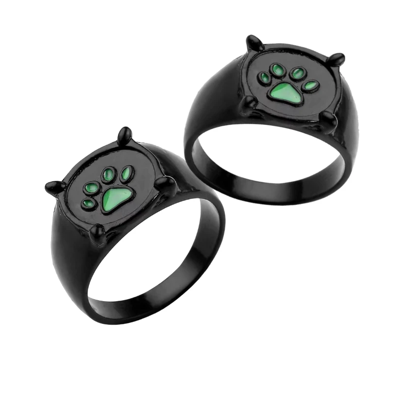 Новые Кольца чудесное Ювелирное Украшение с божьей коровкой для женщин Черная