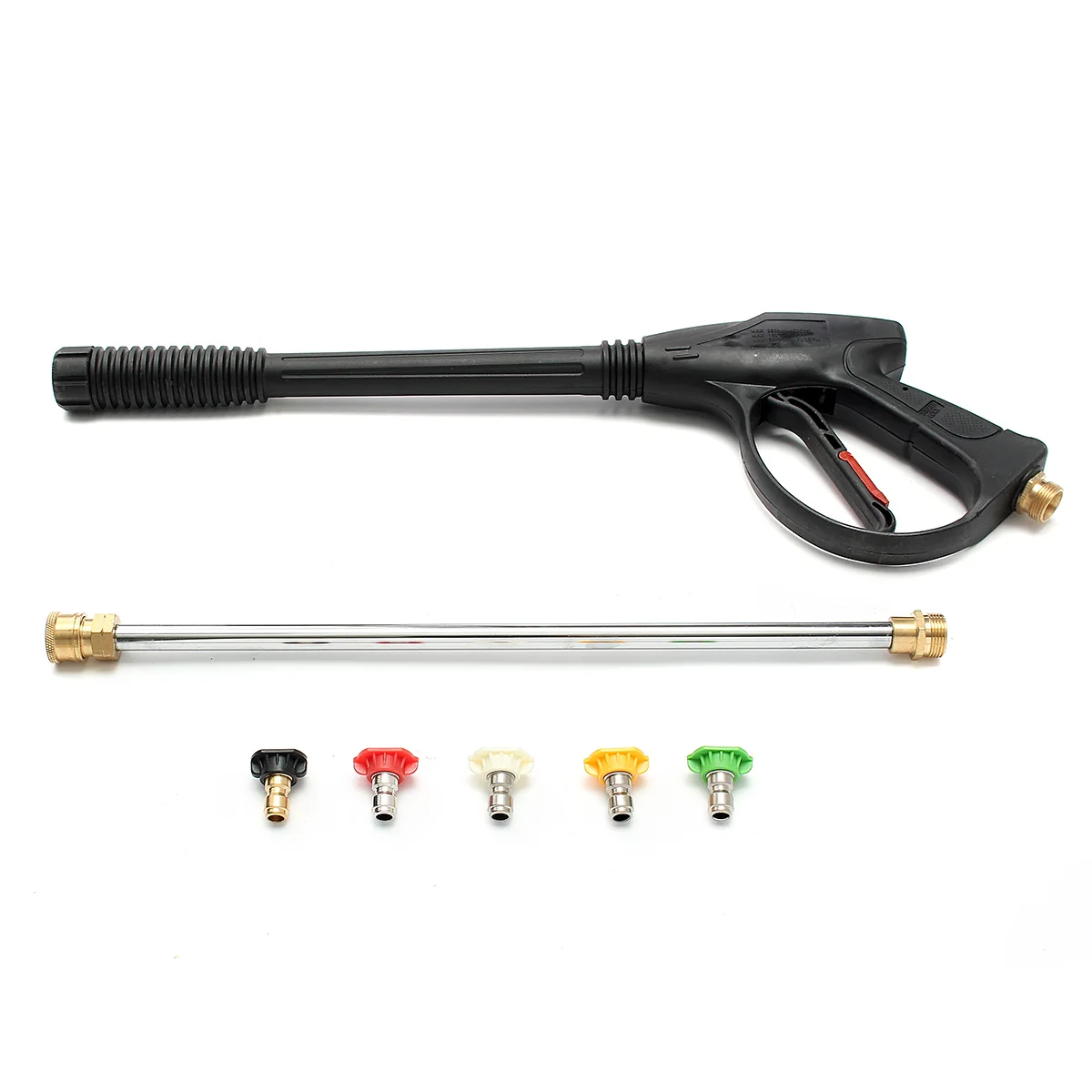 

High Pressure Washer Power Spray-Gun 4000Psi M22 14mm Pressure Car Washer Foam Gun+50CM Extension Hose Replacement Wand Lance