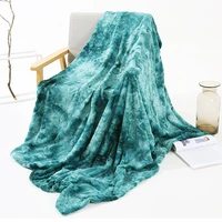 super soft throw blanket faux fur fluffy tie dye blankets for kids adults reversible design plush throws office nap blanket