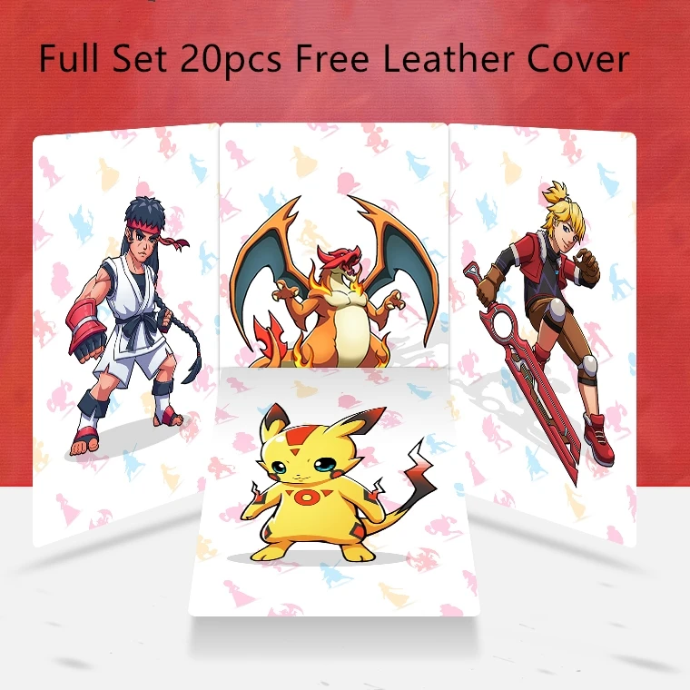 

20pcs Super Smash Bros NFC Game Cards Tags Mario Kart 8 Collection Game Card NS Switch WiiU Free Leather Cover