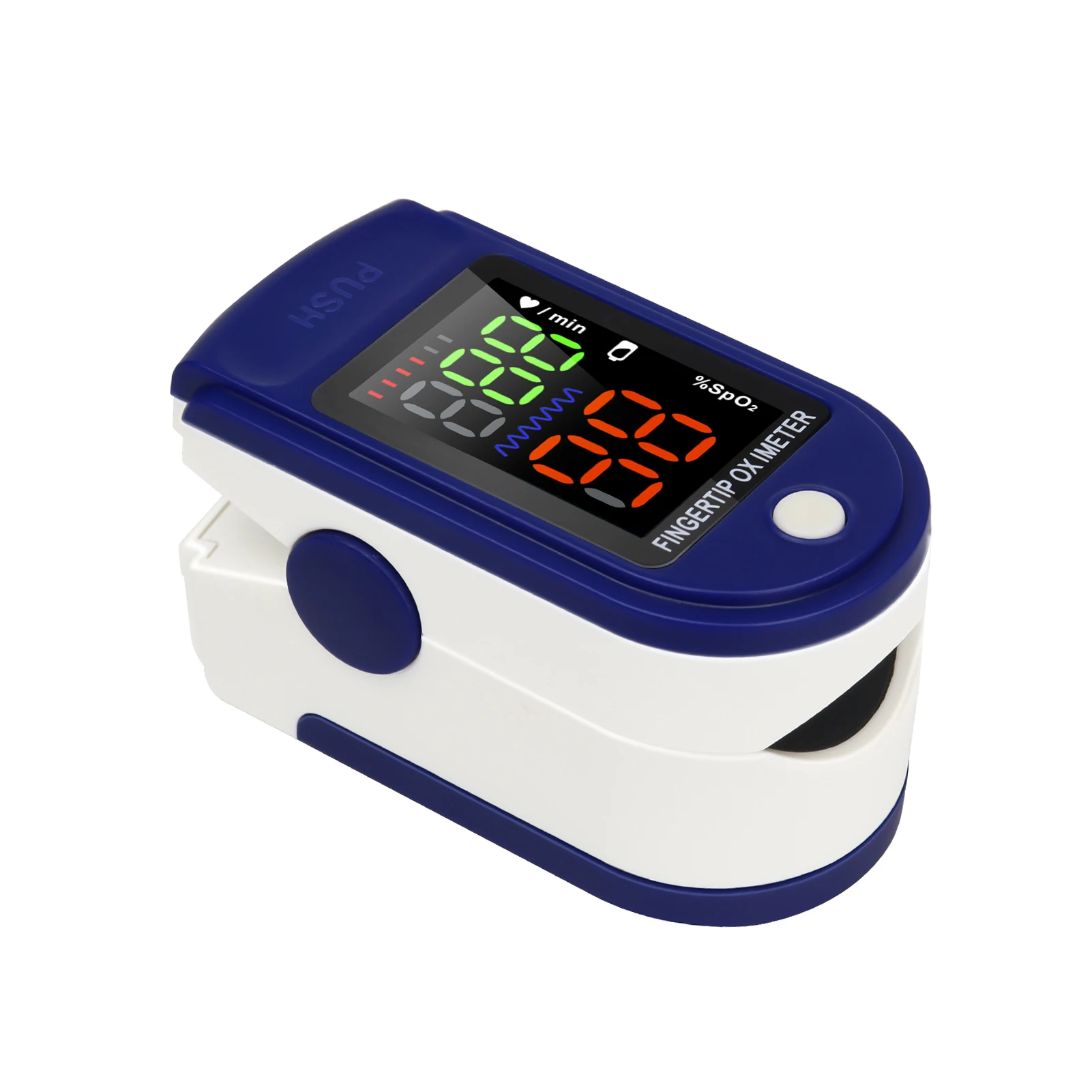 Digital Fingertip Pulse Oximeter Mini SpO2 Oxygen Saturation Monitor PR Rate Measuring 5s Rapid Reading LED Display |