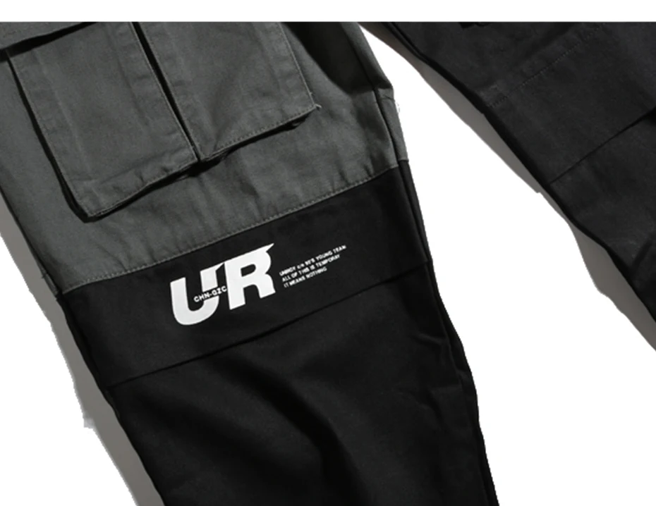 Aelfric Eden штаны карго с карманами мужские Цветные Лоскутные Повседневные Jogger модные тактические брюки Tide Harajuku уличная