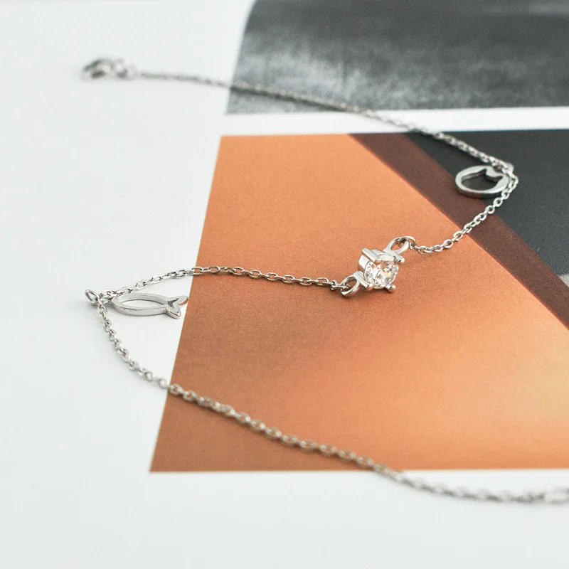 Браслеты на лодыжку S925 стандартные анклеты из стерлингового серебра в богемном