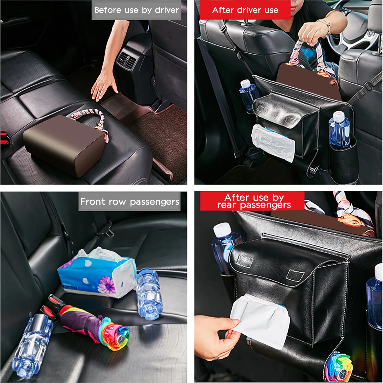 

2021 New Car Net Pocket Handbag Holder Organizer Auto Interior Accessories Car Multi-Function Durable Storage Bag F Fast Ship