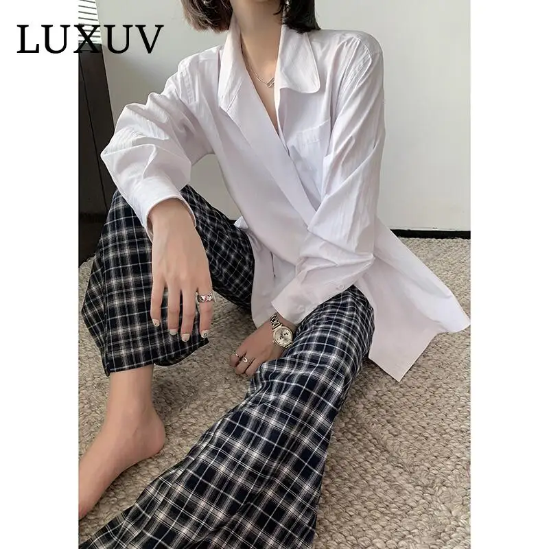 

Women's Shirt Blouses Jackets Oversize Clothing Office Ladies Suit Tee Ulzzang Vintage T-shirt Harajuku 2022 Fall Fashion