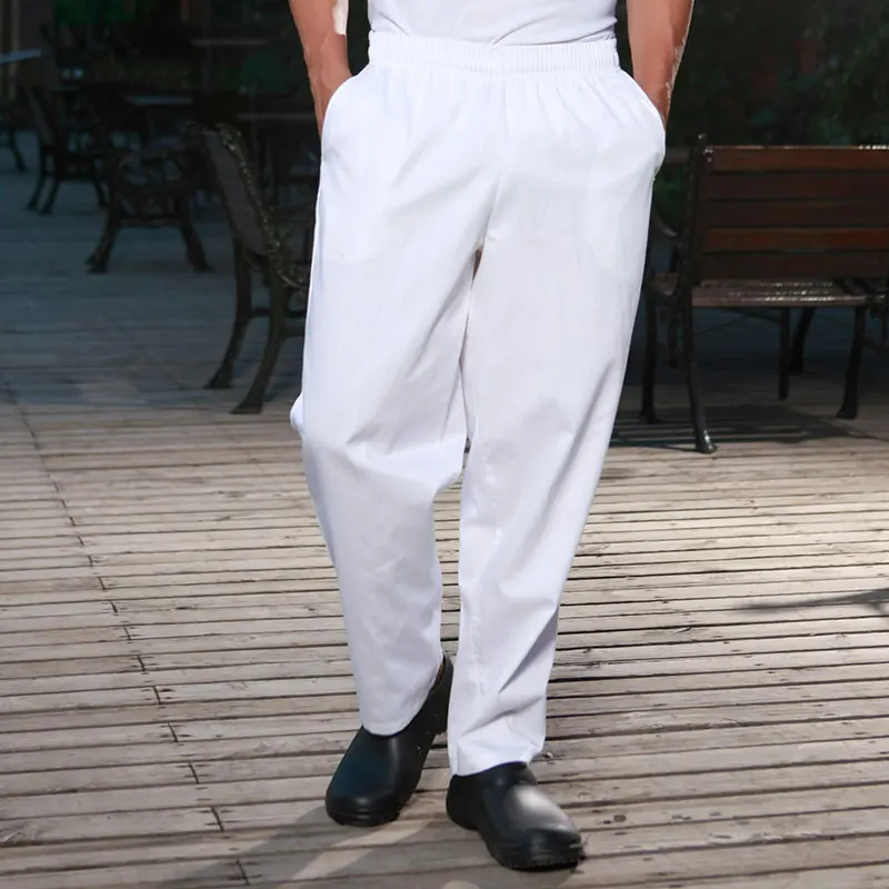 Унисекс униформа шеф повара брюки для ресторана и кухни штаны с эластичным