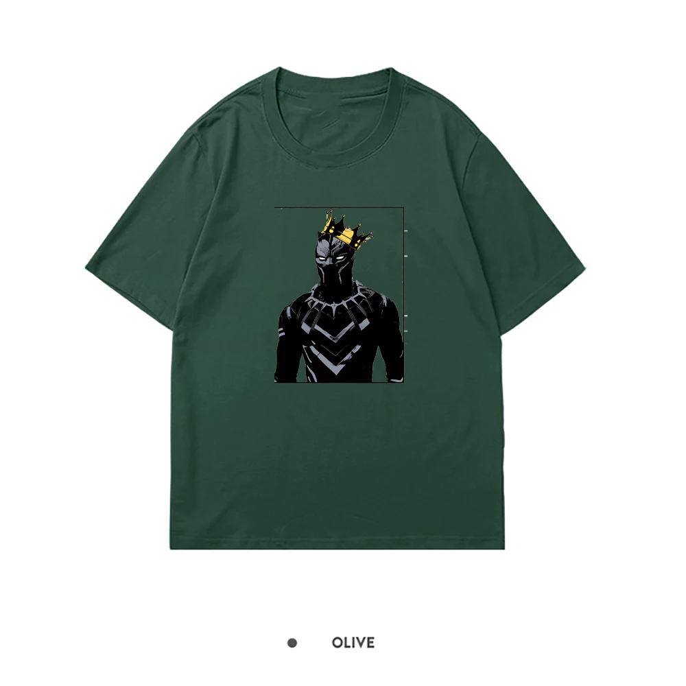 

Женская футболка с принтом черной Пантеры, Повседневная брендовая футболка с рисунком аниме, модная удобная футболка, футболка оверсайз с к...