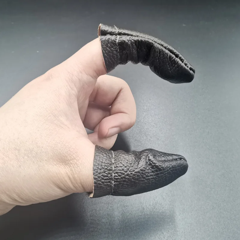 1 пара указательных пальцев специально для шерсти Войлок наперсток Кожа защита