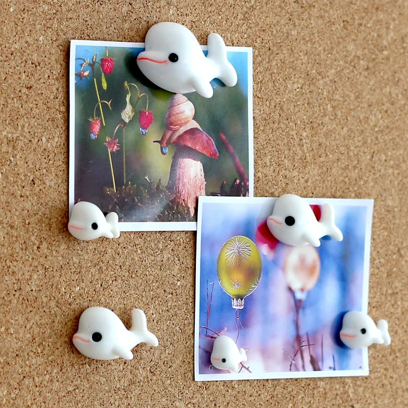 8 шт. милые животные декоративные тапки для большого пальца пробковые штифты