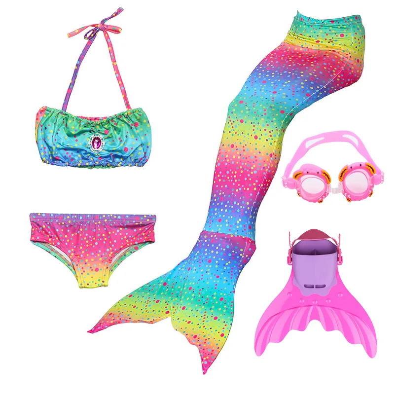 Женский купальник с хвостом Русалочки купальный костюм для косплея моноластами