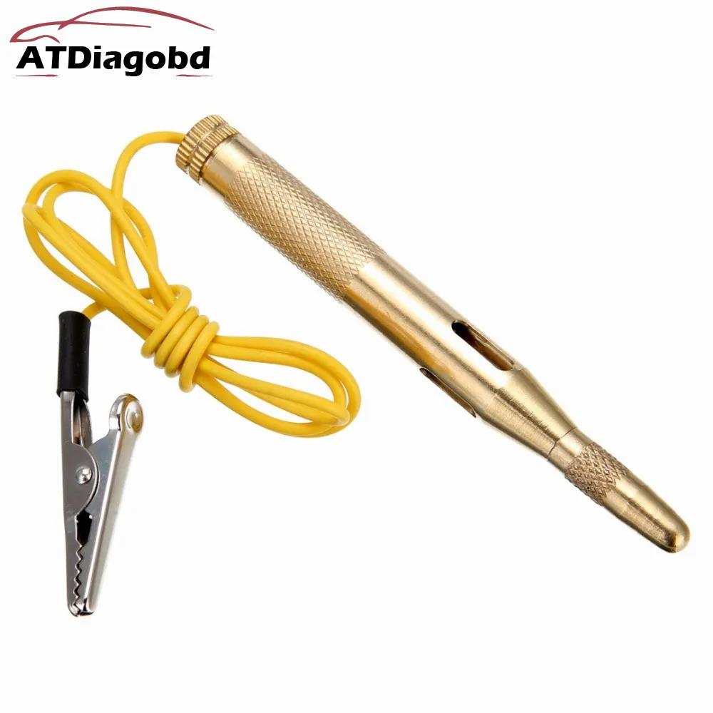 Hot Sale Diagnostic Tools Detector Probe Light System Test DC 6V 12V 24V Copper Auto Car Circuit Tester Lamp Voltage |