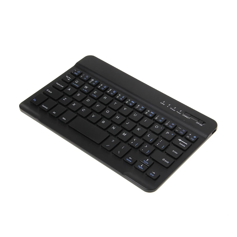 Мини-клавиатура Сверхтонкая беспроводная клавиатура с 59 клавишами Bluetooth для IOS