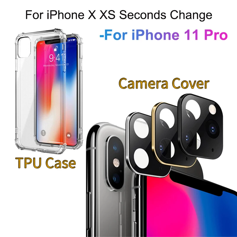Для iphone X XS Max крышка объектива камеры изменилась как для 11 Pro объектив защитный