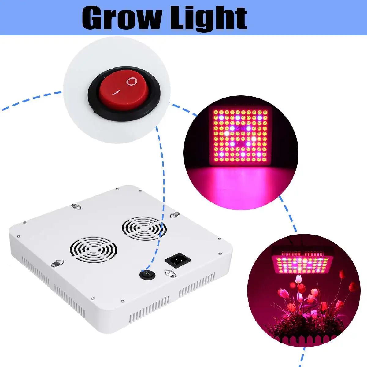 

Efficent LED Grow Light 3000W AC85-265V Full Spectrum Plant Lighting Lamp With 100 LED lights For Plants Flowers Cultivation