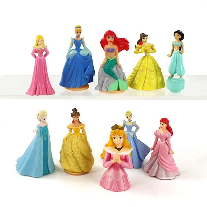 10 шт./компл. Принцесса Белоснежка ПВХ Фигурки игрушки|figure toy|snow whitetoy figure |