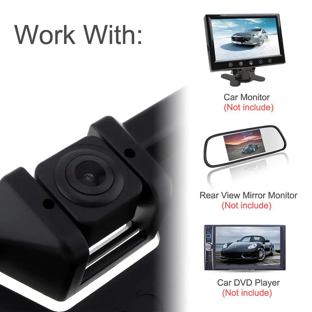 

Car License Plate Frame Europe Frame Rearview Camera Car Number Plate License Holder Reversing Radar Detector