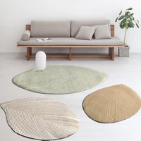 japanese style leaves carpet bedroom living room home decoration non slip floor mat
