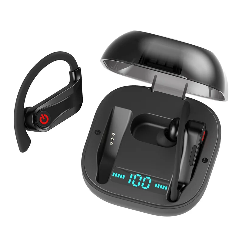 TWS Bluetooth наушники спортивные наушники с шумоподавлением истинные Беспроводные наушники с микрофоном водонепроницаемый дисплей power Pro
