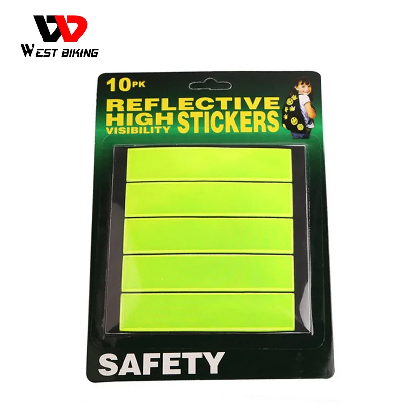 WEST BIKING супер яркая велосипедная Ночная безопасная светоотражающая лента с