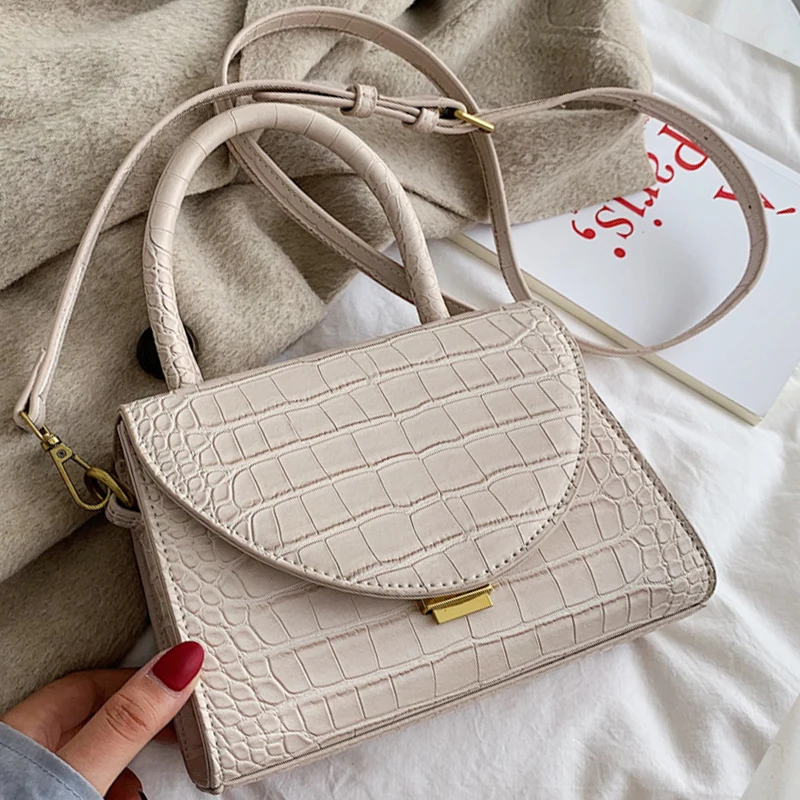 Сумки через плечо из искусственной кожи с узором под камень для женщин новинка 2020