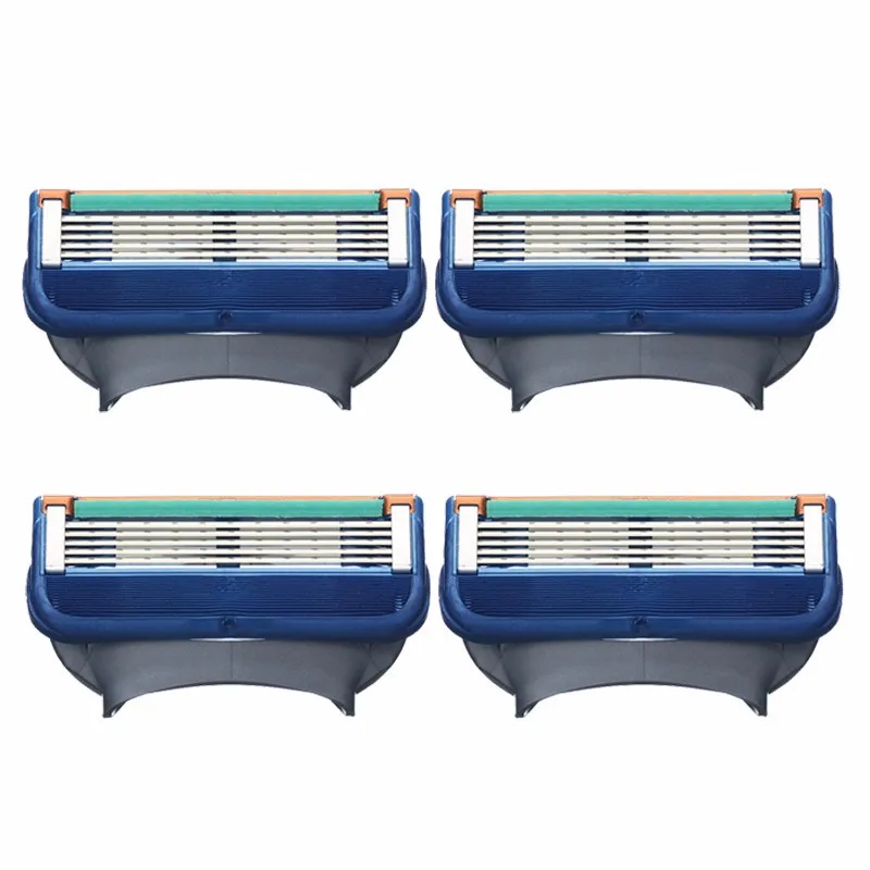 

1 Handle +N Razor Blades Men's Shaver Razor Blades 5layers Razor Blade for Face Care Compatible with Gillettee Fusione Razor