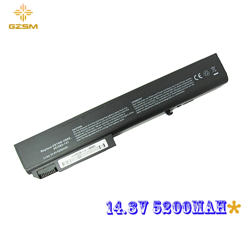 HSW 8 ячеек Аккумулятор для ноутбука hp EliteBook 8530p 8530w EliteBook 8540p 8540w 8730p батареи 8730w 8740w HSTNN-OB60 XB60