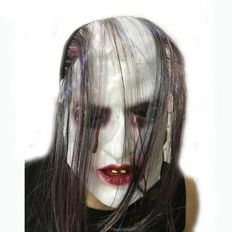Кровотечение кровавый крик маска с крови Хэллоуин вечерние Необычные платья |