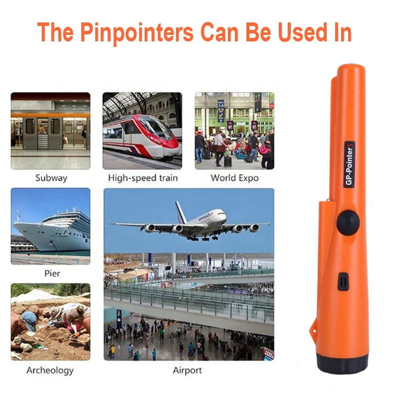 

GP-Pointer 360 Omnidirectional Detection Pinpointing Available In Green Orange Black Handheld Metal Detectors