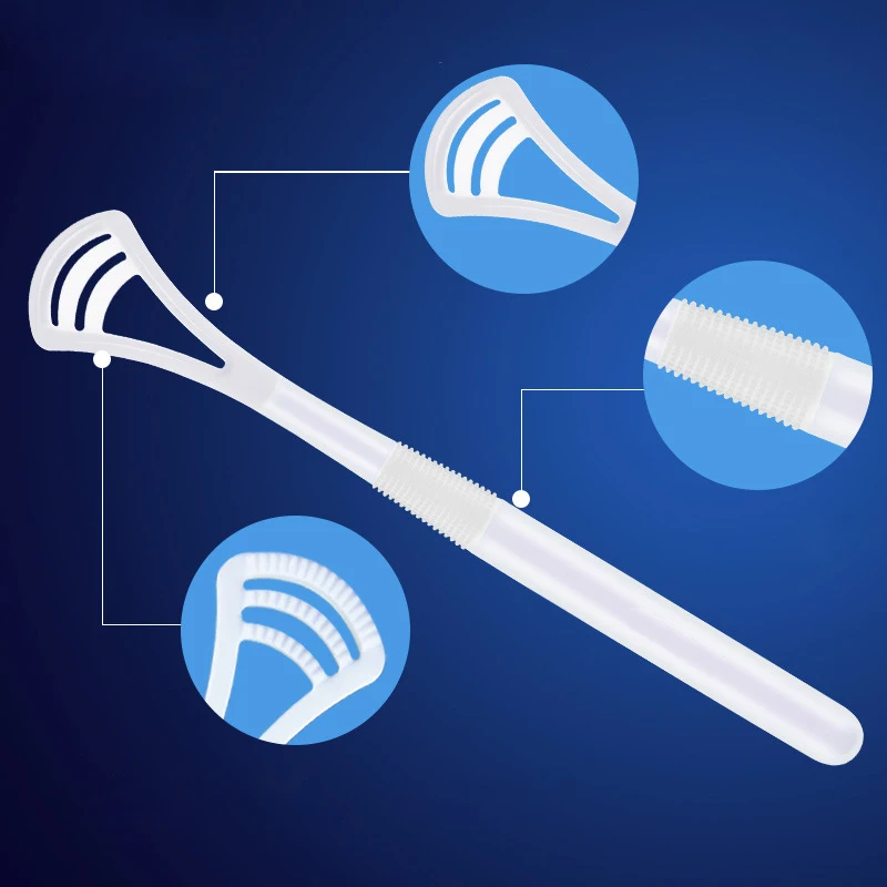 Скребок для языка 1 шт. многоразовый гигиены полости рта |