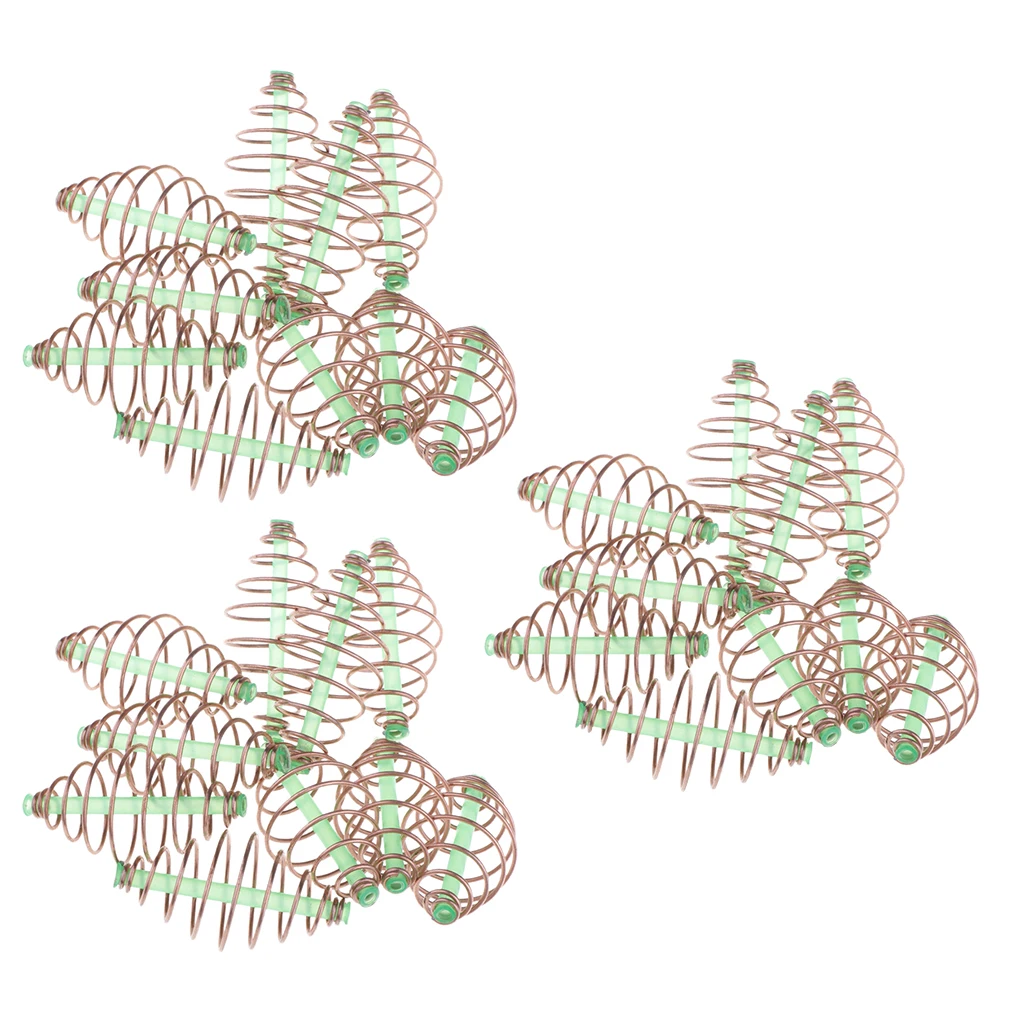 Кормушка для ловли карпа 30 шт. рыболовные кормушки пресной морской рыбалки S M