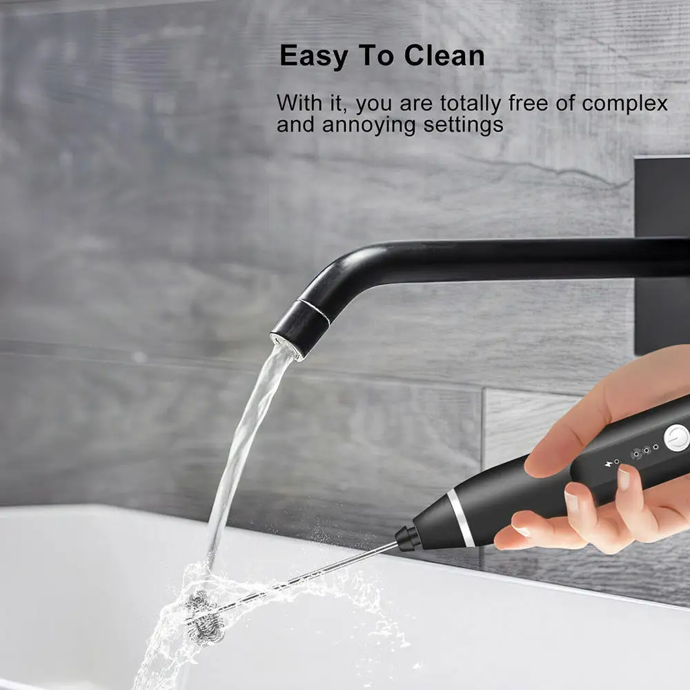 

1 Pcs Mini Handheld Milk Frother Rechargeable Electric Coffee Milk Foam Maker Egg Beater Kitchen Supplies Home Accessories