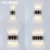 Светодиодный настенный светильник, IP65, наружный водонепроницаемый садовый светильник, алюминиевый комнатный настенный светильник для спальни, гостиной, лестницы, 4/6/8/10/12 Вт, 86-265 в - изображение
